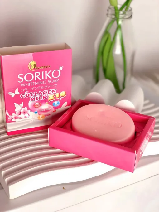 SORIKO COLLAGENE MILK WHITENING SOAP